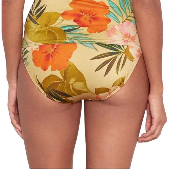 NWT Lauren Ralph Lauren Women's Island Tropical Hipster Bikini Bottom only SZ 14 - Picture 8 of 10